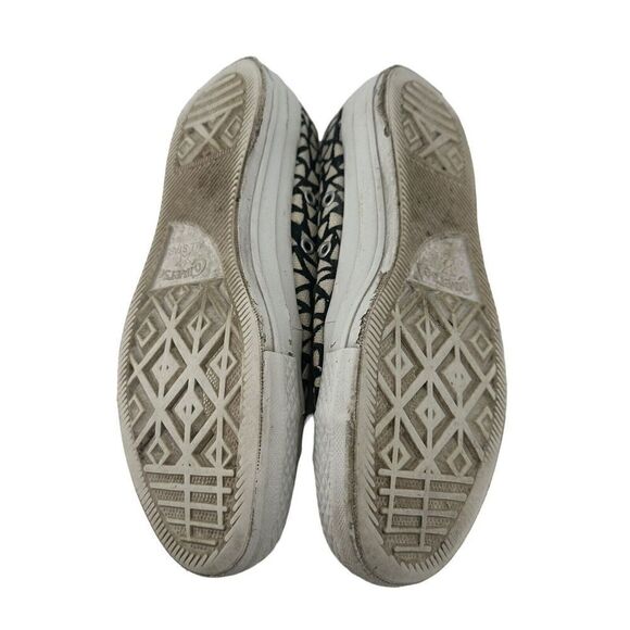 Converse Marimekko Low Top Sneaker Collab Size 7 Womens Black White Geometric - Picture 11 of 13
